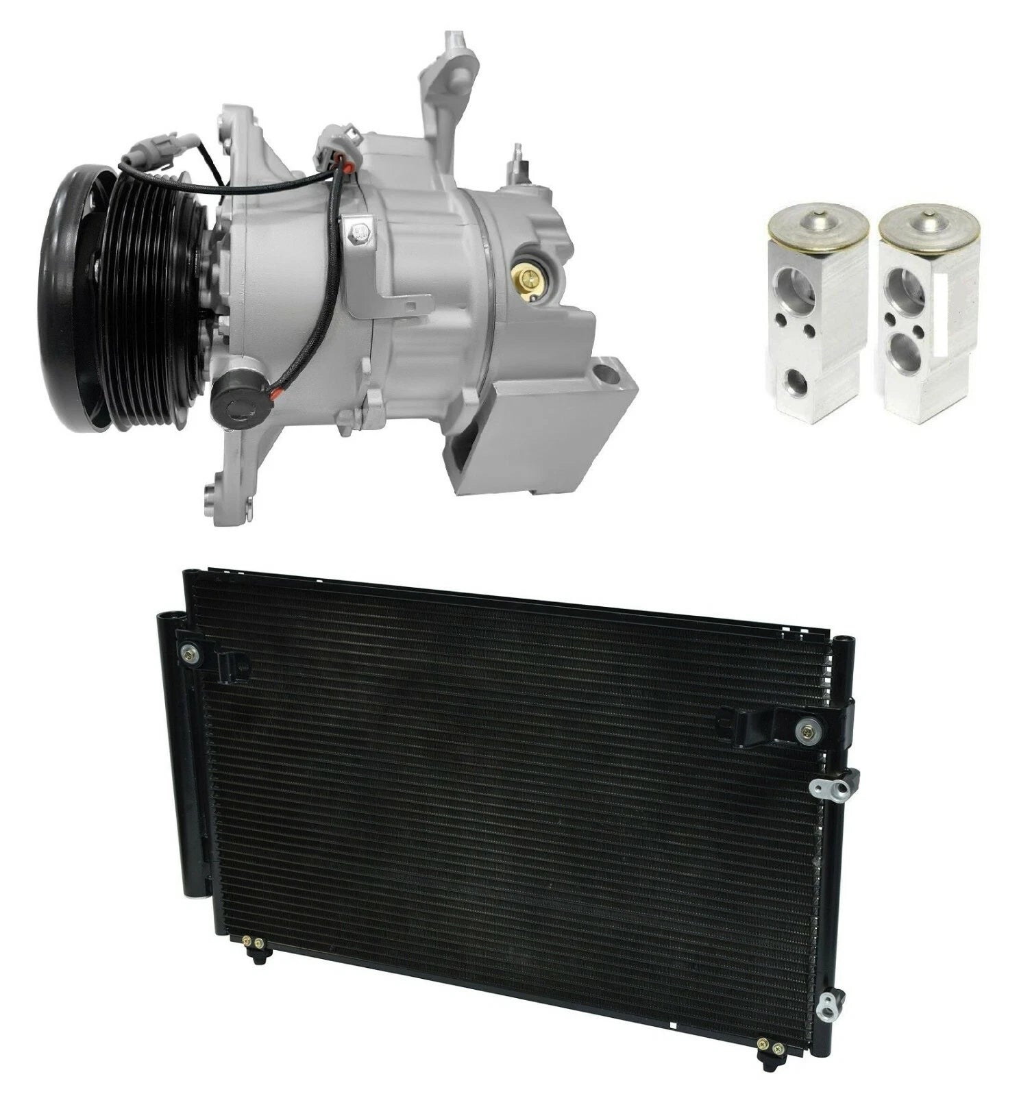 AC Compressor Kit With Condenser for Lexus GS300 3.0L (2000–2005)