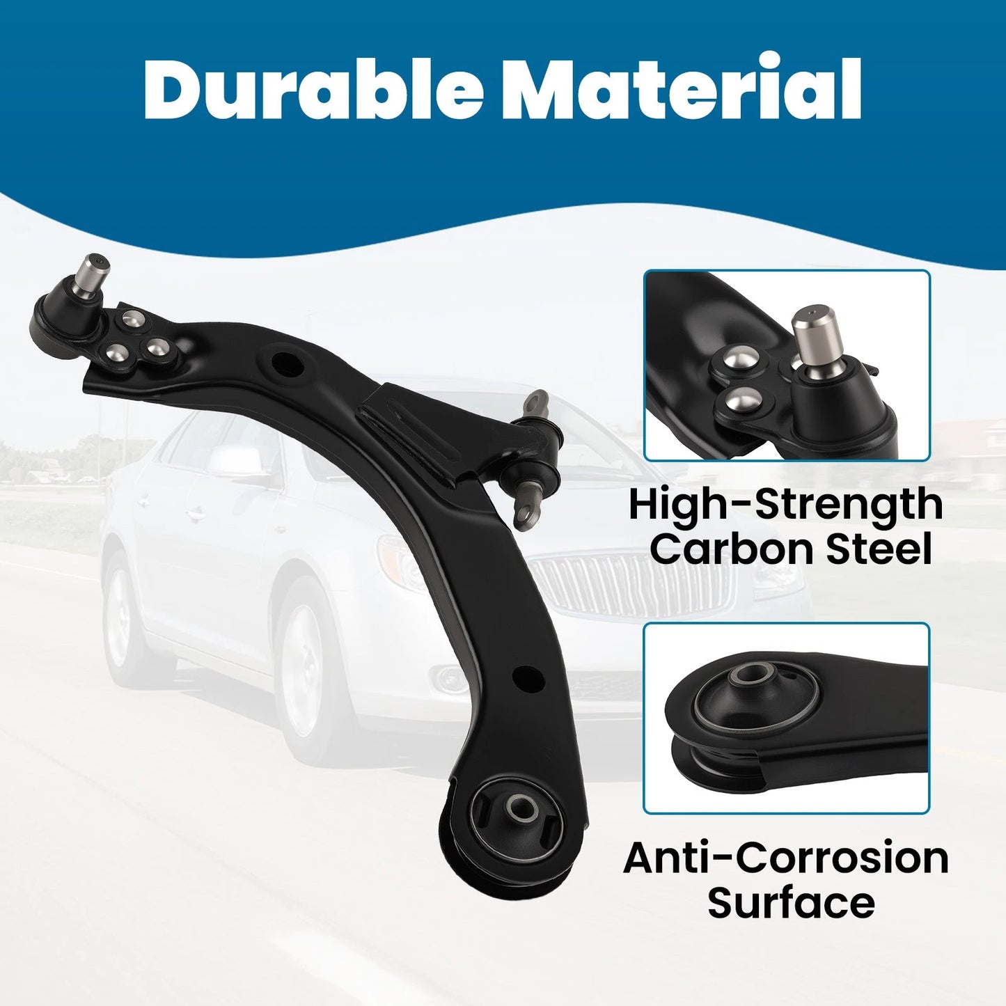 Left Front Lower Control Arm Ball Joint for Chevy HHR (2006–2011)