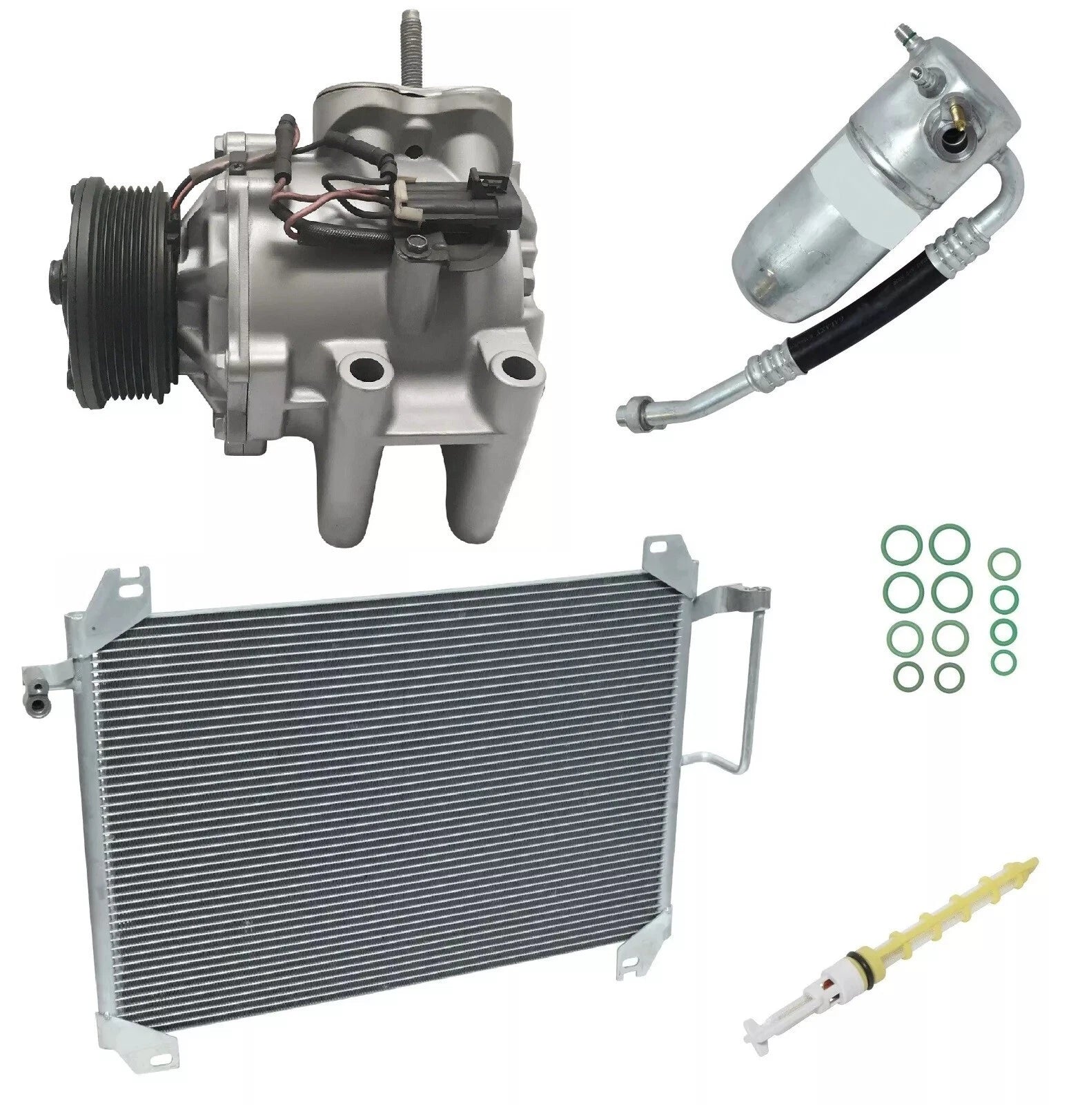 AC Compressor Kit With Condenser for GMC Envoy 4.2L (2002–2004)