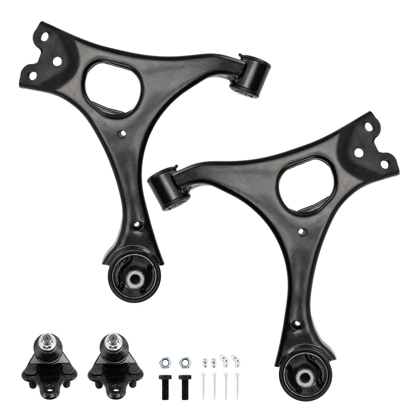 Front Lower Control Arms and Ball Joints Set for 2006–2011 Honda Civic (4Pc)