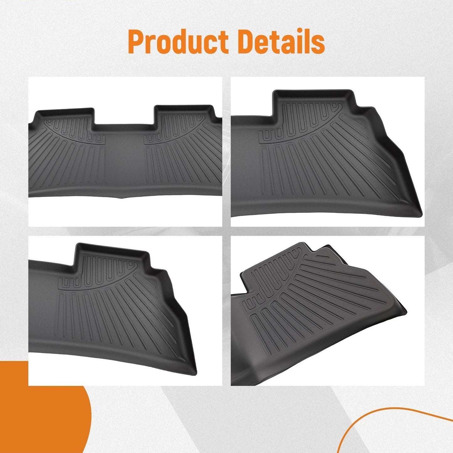 Floor Mats Liner for Chevrolet Trax/Buick Envista (2024–2026) TPE Rubber Anti-Slip