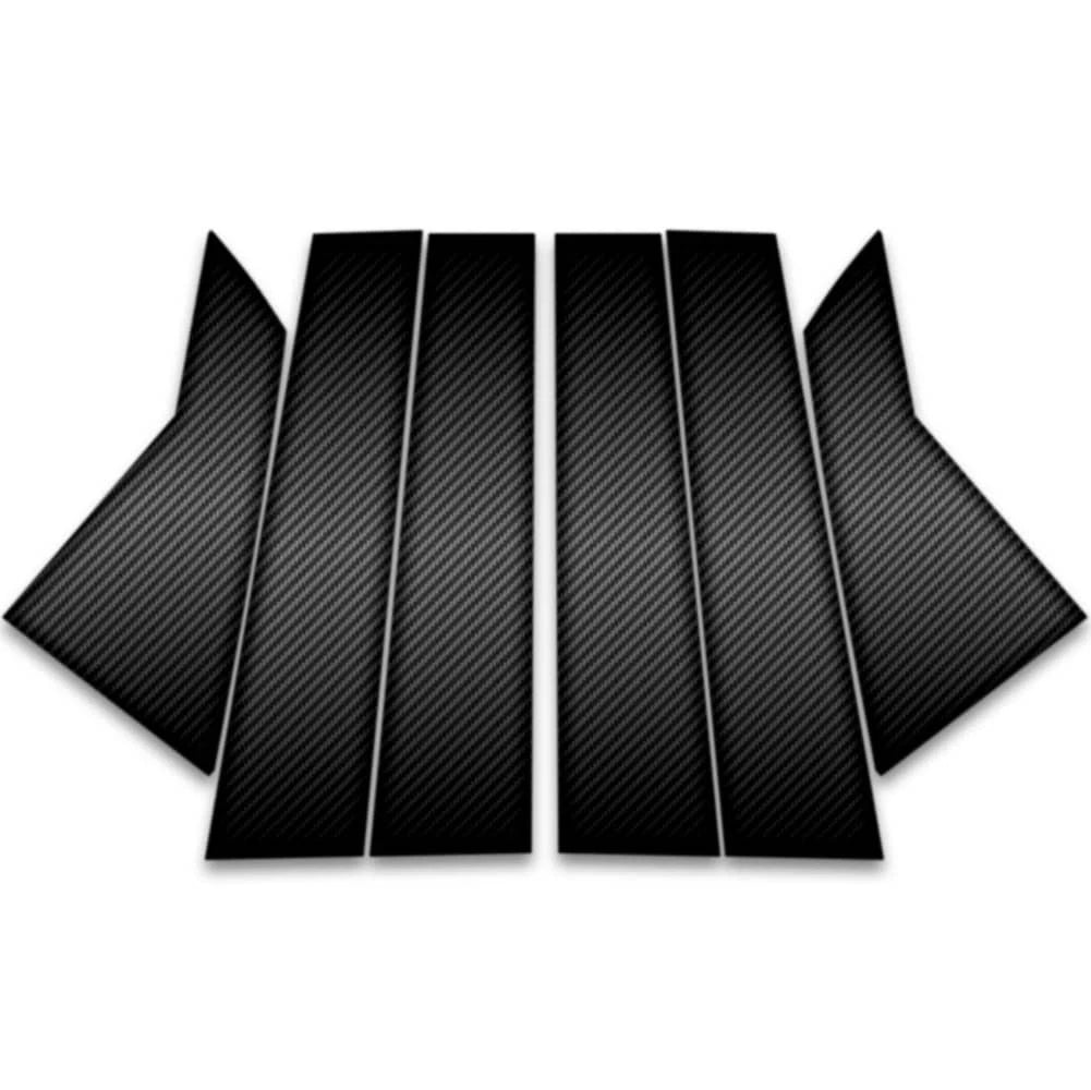 6pc Carbon Fiber Pillar Post Covers for 2017-2023 Buick Lacrosse