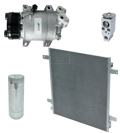 AC Compressor Kit With Condenser for Infiniti QX56 5.6L (2011–2014)