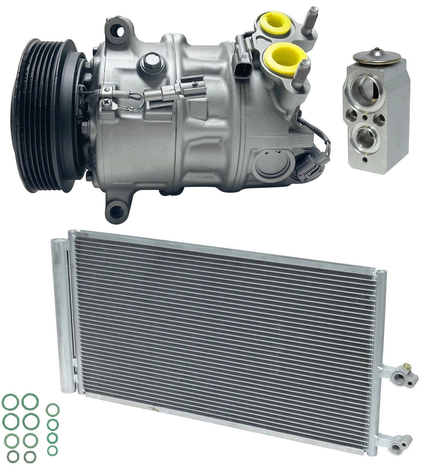 A/C Compressor Kit With Condenser Replacement for Volvo XC90 2.0L (2017–2017)