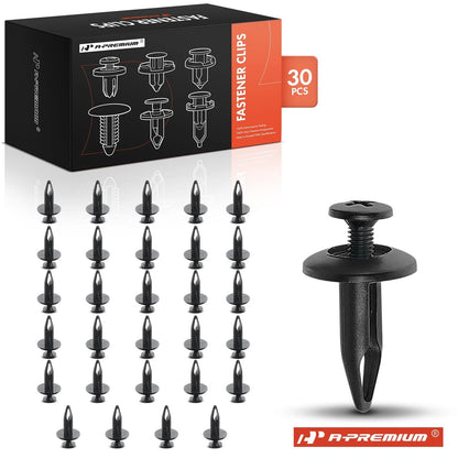 30Pcs Nylon Radiator Shroud Retainer Clips for Ford GM