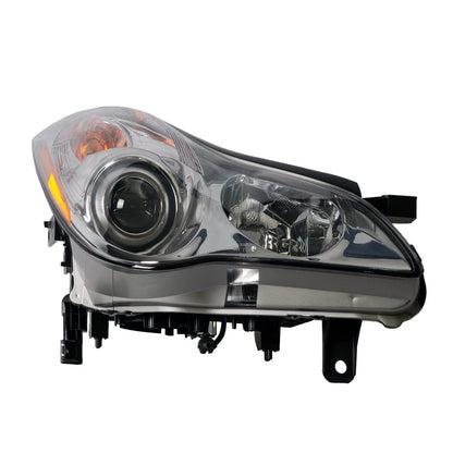 Headlight Lens Housing Passenger Side Replacement for Infiniti EX35 (2008–2009)