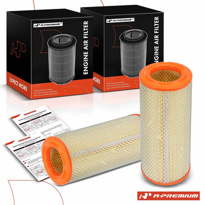 2X Engine Air Filter for Chevy Express 1500 2500 (2001–2016) GMC Savana 1500