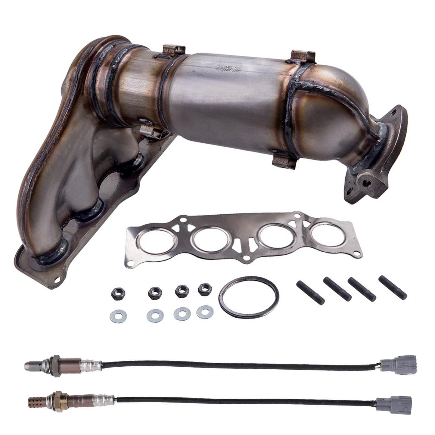 Catalytic Converter Set w/ O2 Sensor for Toyota Camry 2.4L (2007–2009)