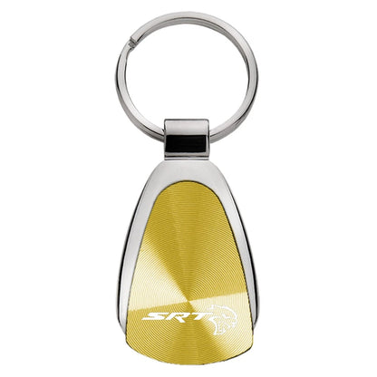 Gold Teardrop Keychain - Officially Licensed for Dodge SRT Hellcat