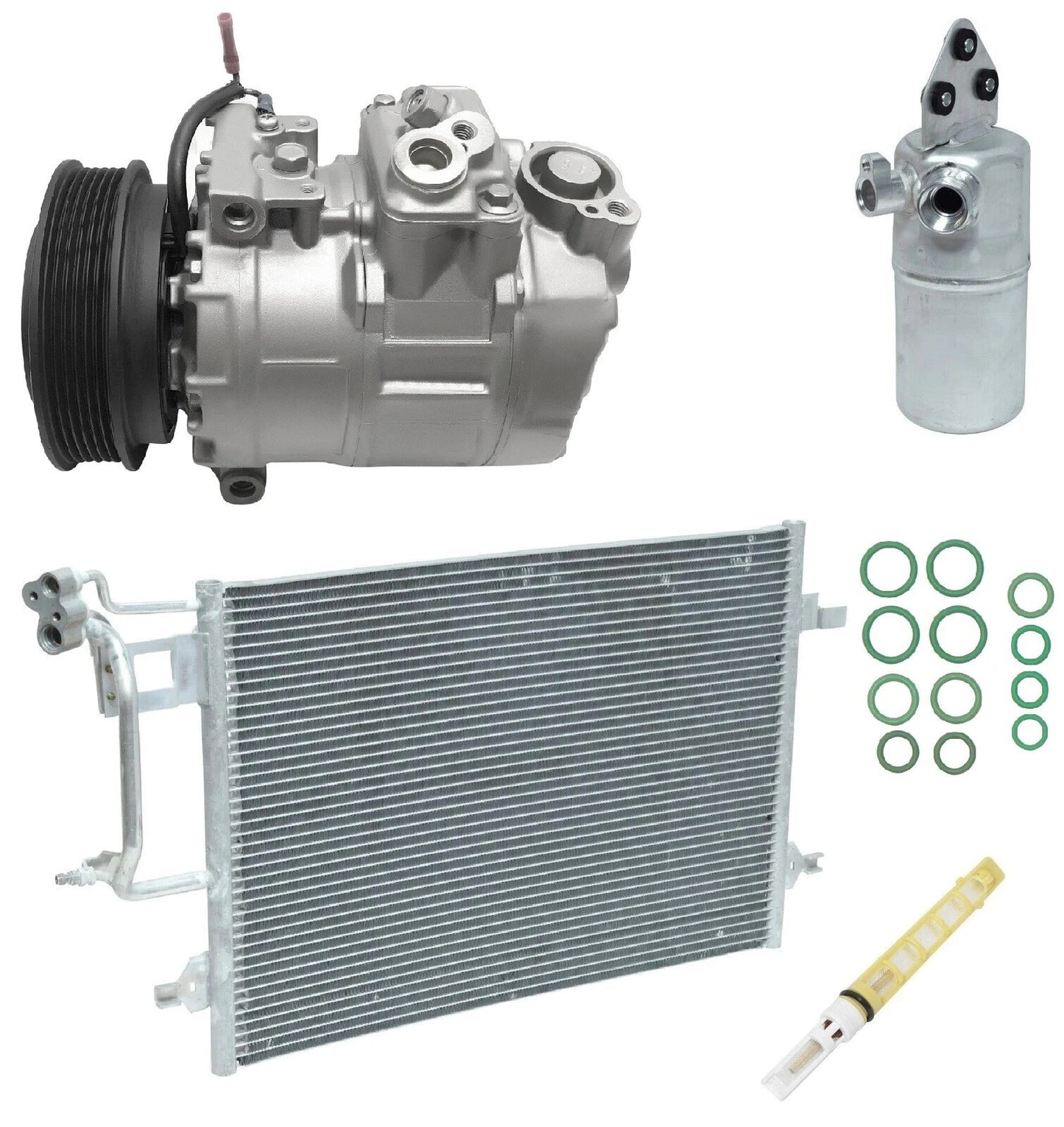 AC Compressor Kit With Condenser for Audi A6 Quattro 2.7L (2003–2004)