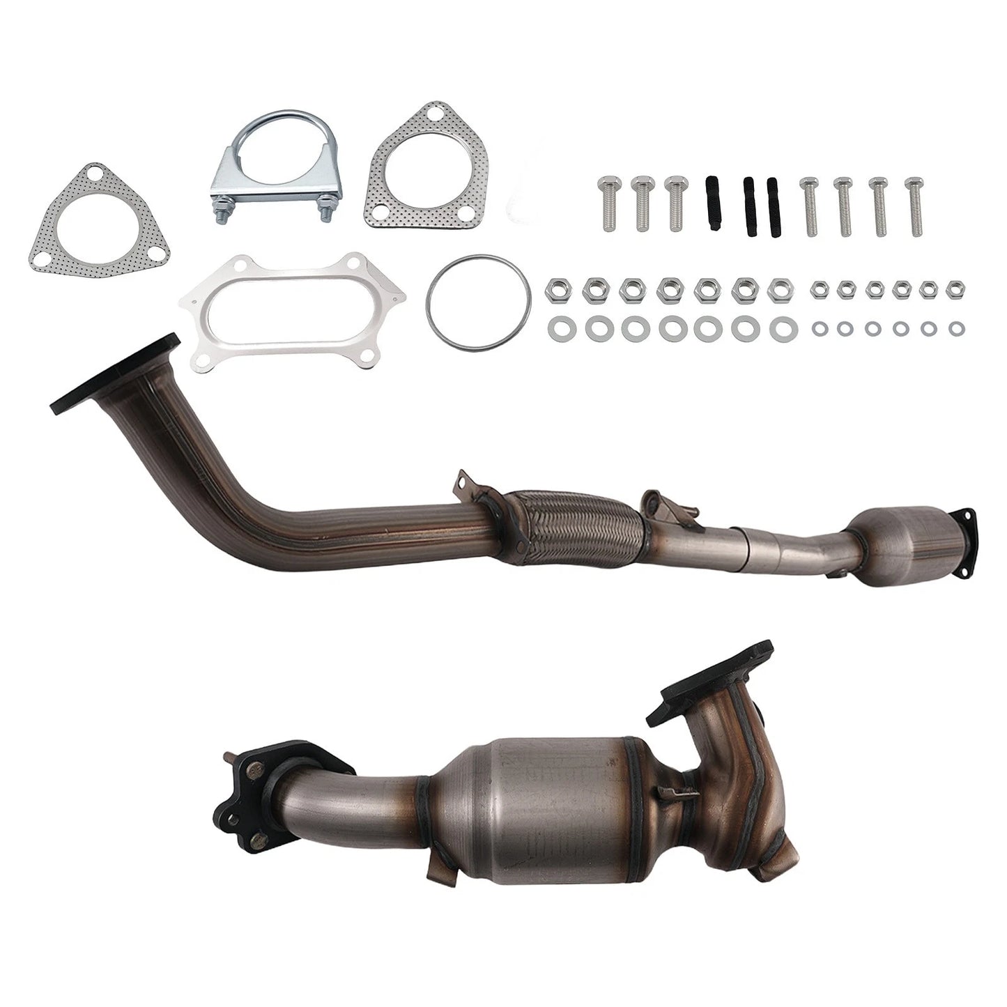 Front & Rear Catalytic Converter W/ Gasket for Honda Accord 2.4L (2013–2017)