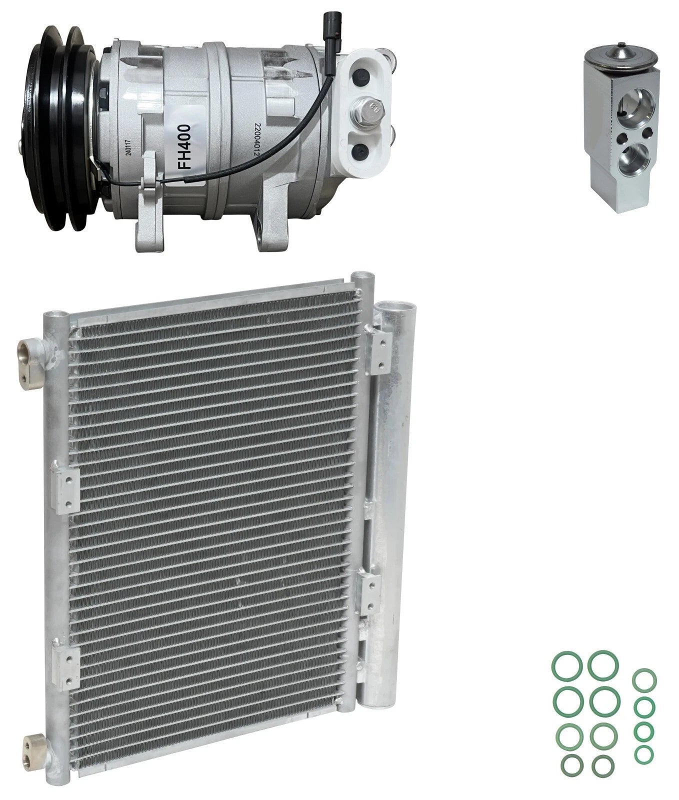AC Compressor Kit with Condenser for Ford W5500 Tiltmaster (2009–2009)