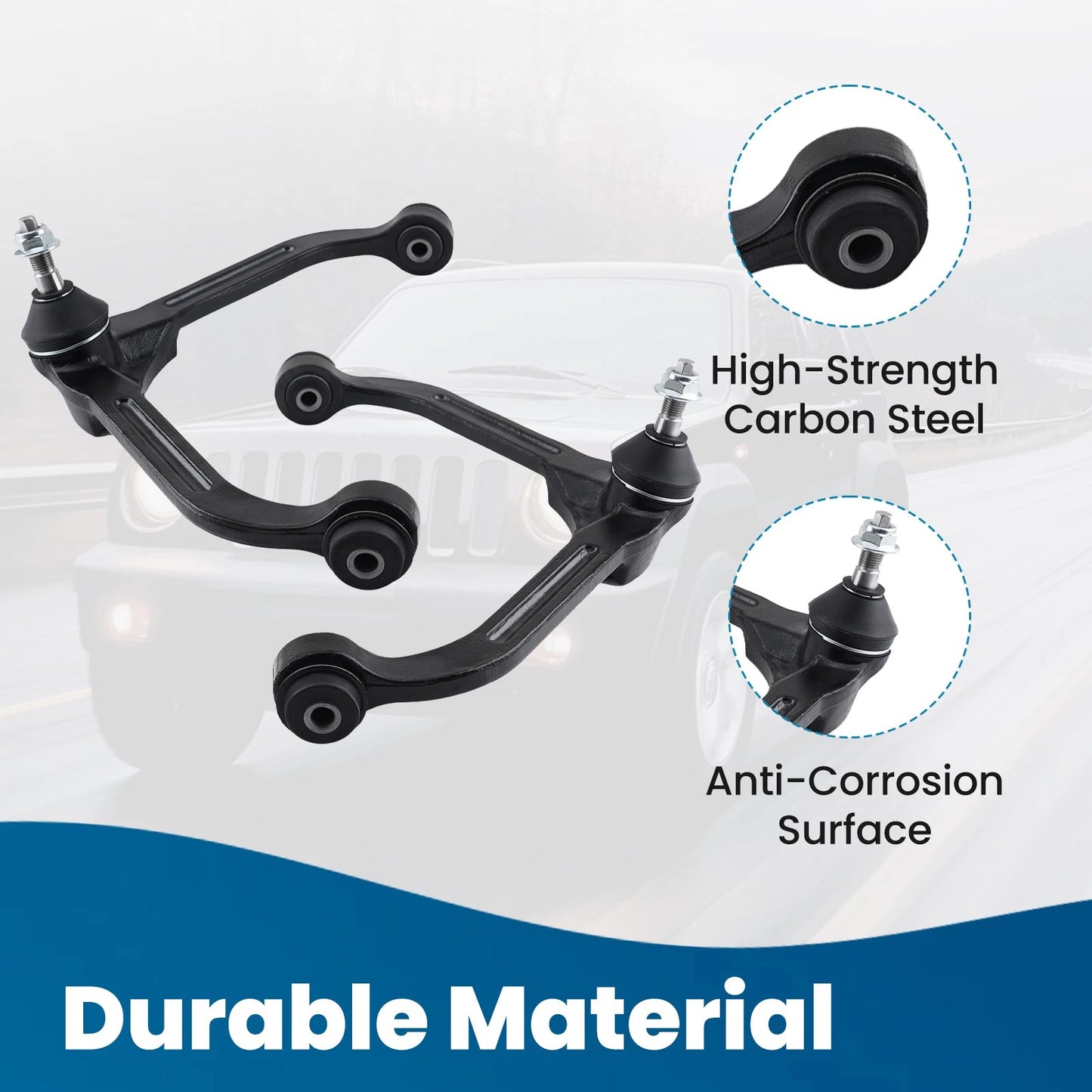 Front Upper Control Arm Suspension Kit for Jeep Liberty (2002–2004)