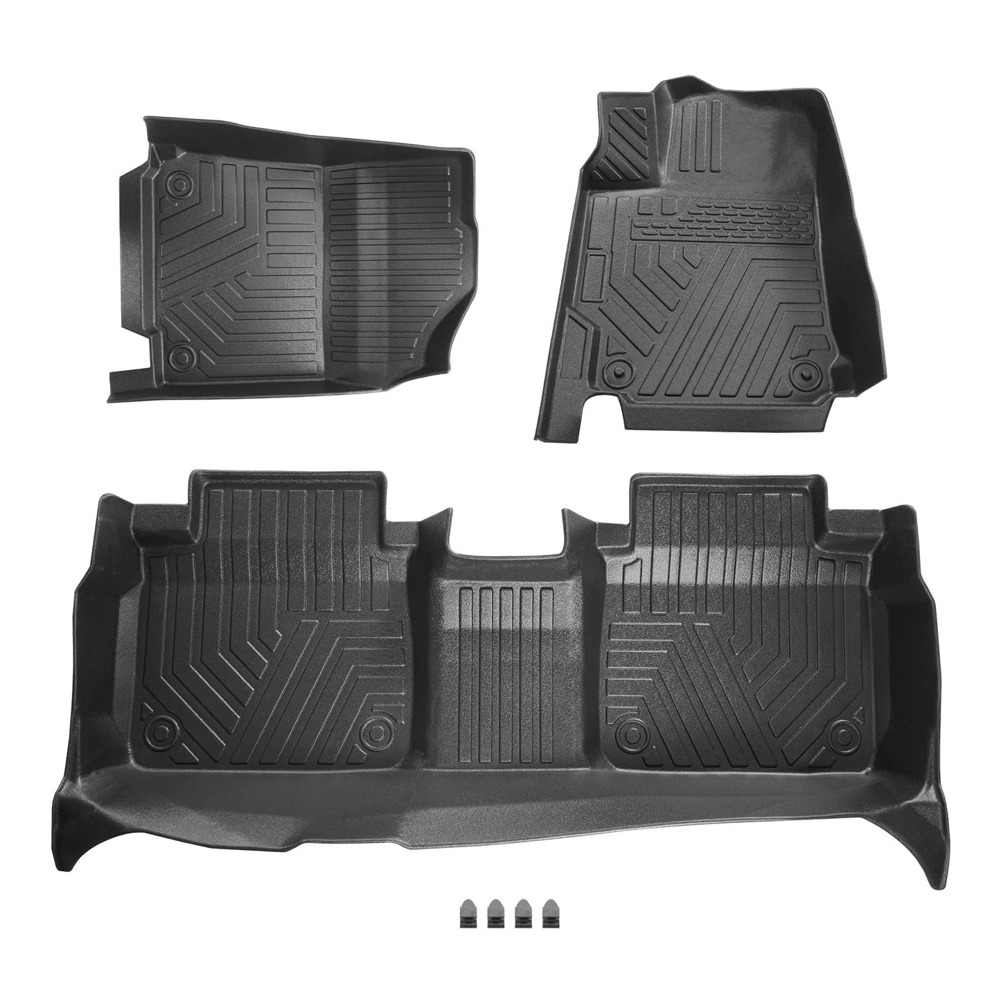 Floor Mats for Toyota Camry (2012–2017) TPE Rubber All Weather Waterproof