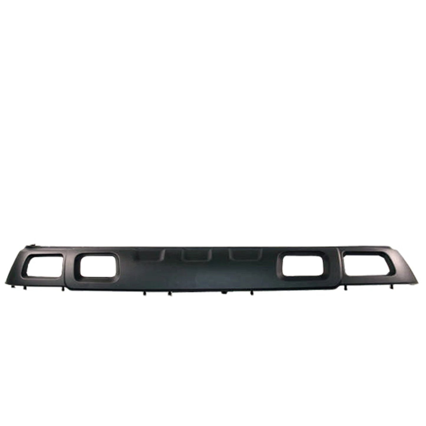 Replacement Black Front Air Deflector w/Fog Light Holes w/Tow Hook Holes