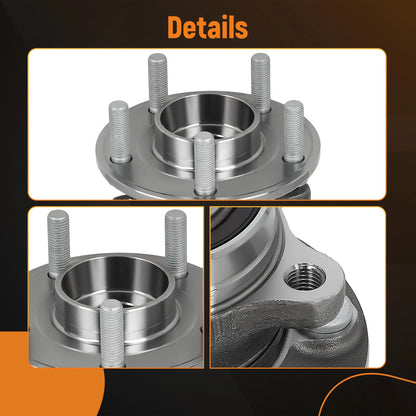 Front Rear Wheel Hub Bearing for Ford Fusion and Lincoln MKZ (2013–2020)