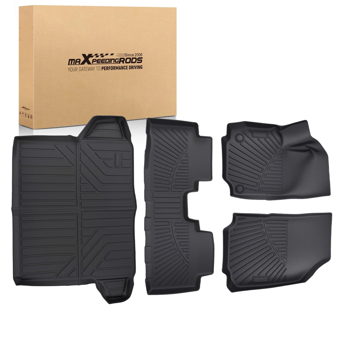 Floor Mats and Cargo Liner for Chevrolet Equinox (2018–2024) TPE Waterproof